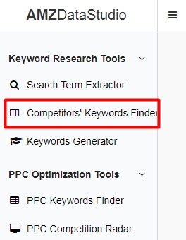 competitor keyword finder